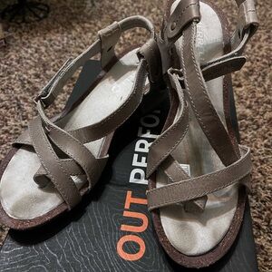 Merrell Revalli Aura Post Wedge Sandal